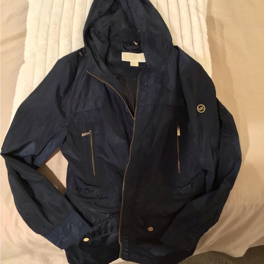 Michael Kors mid length rain jacket